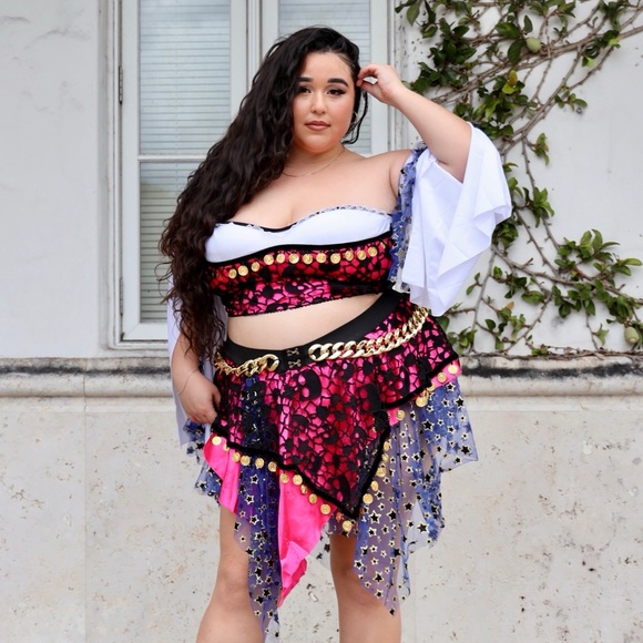 Fashion Nova Curve Halloween Costume Gypsy - Picture 1 of 4